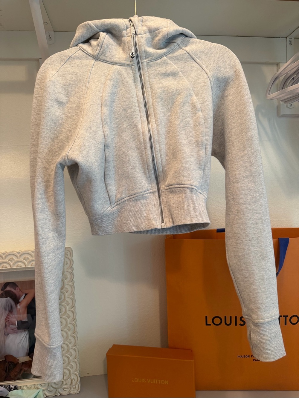 Lululemon cropped scuba zip up